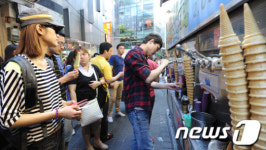 불티나는 아이스크림 가게