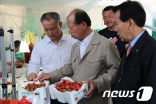 [동정]김수공 농협중앙회 경제대표 전남 장성 방문