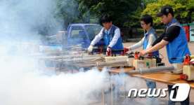 양천구, 방역장비 시범가동