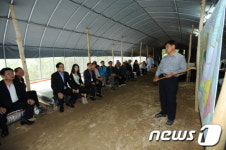 양평군 산양산삼 체험장 개장