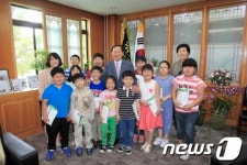 [사진] 전남 화순군, 동복초등학생 군청 현장체험