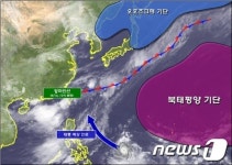 15일 장마전선 일시 북상…제주도 비소식