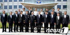 강원지방경찰청 방문한 김황식 총리