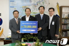 군장에너지㈜ 장학금 7000만원 기탁