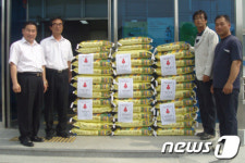 [사진] 구미 일선로타리클럽, '사랑의 쌀' 전달