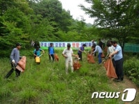 전남 장성군 진원면, 이장회의겸 국토대청결활동 실시