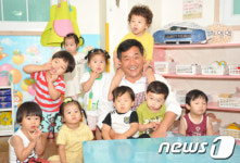 [사진] 박성민 울산 중구청장 어린이집 보육교사 일일체험