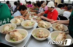 성동구, 어르신에게 초복 맞이 삼계탕 대접