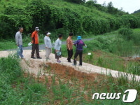 [화보] 울산시 회야댐 인공습지 개방 현장 속으로