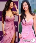 손세빈 가슴 노출 드레스로 제2의 오인혜 등극