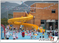 정읍  칠보물테마유원지, 피서지로 인기 '만점'