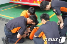 인천 원당119안전센터, 구조장비사용법 훈련