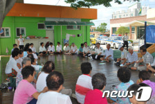 [사진]사천경찰서,노인 교통사고 예방 간담회 개최
