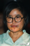 구속 수감되는 양경숙