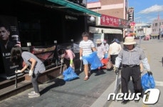 청주, 공무원-시민 태풍피해복구 한마음