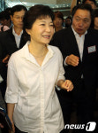 연찬회 참석하는 박근혜