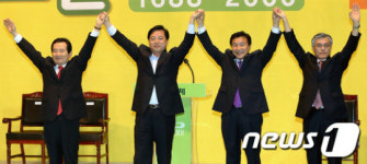 전북 합동연설회 마친 후보들