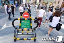 보행전용구역으로 지정 추진되는 명동