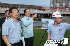 [사진]사천시2013년 제52회 도민체육대회준비 순조