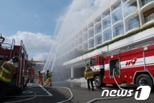 [사진]창녕소방서 민관합동소방훈련 실시