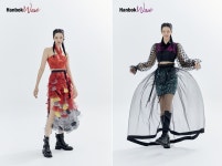 한복 웨이브X브레이브걸스, 뉴욕 타임스퀘어에서 디지털 패션쇼 선봬