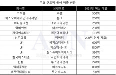 핸드백 중상위권도 ‘흔들’...세대교체 급물살