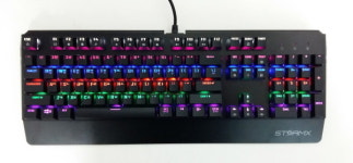 레인보우 LED로 물든 기계식 키보드, 제닉스 STORMX K5