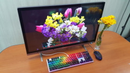 팝콘피씨 32 QHD 게이밍올인원PC MG330 카비레이크