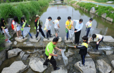 수원 세류천 맑고 깨끗하게