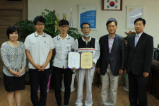 일산동고 박성훈 군 아버지에 간 이식 효자 고교생