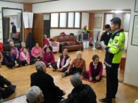 남부署, 경로당3곳 방문 교통안전교육 실시