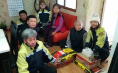 진접119안전센터, 독거노인 방문 격려품 전달
