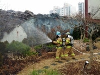수원소방서 지만119센터 화재진압훈련