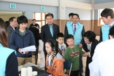 건보 경인본부, 인천한누리학교서 의료봉사
