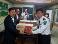 동두천 송내동 자율방범후원회, 방범초소 방문