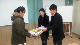 시흥署, 능곡동 주민센터에서 사랑의 쌀 전달
