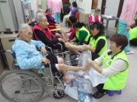 동두천시 여성예비군 소대 사랑의 발마사지 봉사