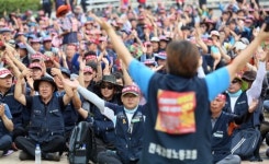 건설노동자 처우개선 촉구한다