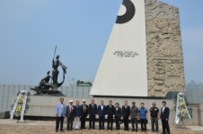 인천보훈지청, 콜롬비아군 6·25참전기념비 참배