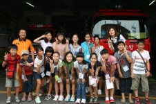 안양소방서, 日 고마키시 초등생 안전체험교육