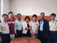 남동공단파출소, 선행 중학생에 장학금 지급