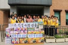 중부署, 보라매보육원서 생필품 등 나눔행사