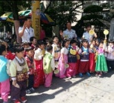 중부署, 송현어린이집 원생들과 사고예방 캠페인