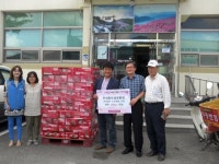 남양주 성우환경, 불우이웃 위한 라면 100상자 기탁