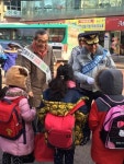 김포署, 초등교 사고예방… 등굣길 민·경합동 교통캠페인