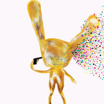 캔버스 한계 벗어난 자유로움 맛보고 거친 붓터치서 진짜 황금 사색하고