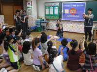 광명 구름산초 학생들 CPR 배워보니 자신감 생겼어요