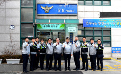 박경민 인천청장, 연수지구대 방문 일선 경찰관 격려