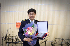 군포 김성균 경위, 6·25 참전유공자회부터 감사패