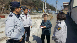 홀몸어르신 챙기는 남양주署 문안순찰 화제